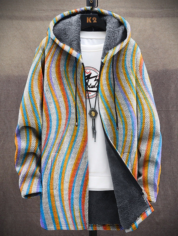 Coral | Chaqueta Larga Forrada con Capucha