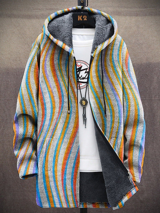 Coral | Chaqueta Larga Forrada con Capucha
