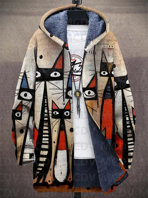 Fátima | Chaqueta Artística con Capucha